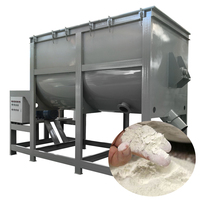 100 kilogrammes 500 kilogrammes Mélangeur d'engrais de sol nutritif de champignon Équipement de mélange quantitatif pour lignes d'engrais composées