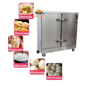 Vaporera de Arroz de Alta Resistencia, Vaporera Comercial para Arroz y Alimentos |   Calentador <span class=keywords><strong>a</strong></span> Gas o Eléctrico con Temporizador, Alta Calidad y Protección Contra Quemaduras en Seco - Product Image 6