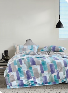 Ensemble de literie moderne à carreaux en coton 100% pur, 4 pièces, housse de <span class=keywords><strong>couette</strong></span> confortable et respirante en coton pour chambre à coucher, hôtel - Product Image 4