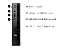 Offre spéciale MINI QCM1250 Ordinateur de bureau Dell avec processeur Intel I7-12700T, 8 Go/16 Go de RAM DDR5, SSD 256 Go/512 Go, écran 23,8/27 pouces