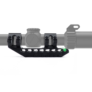BANGBANG Anneaux de montage pour lunette de visée, tube de 30 mm, support optique de chasse, montage 20 mm, hauteur centrale de 1,4 pouce avec niveau à bulle pour l'extérieur - Product Image 6