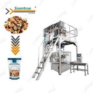 automatic high speed production zip pouch opening doypack package machine