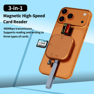 เครื่องอ่านการ์ด 3 in 1 แบบ Type C สำหรับอ่านการ์ด SD TF ภายนอก ใช้ได้กับ iPhone กล้อง DSLR โดรน และ PDA - Product Image 4
