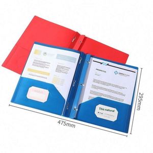 Porte-documents promotionnel personnalisable et écologique, avec clip double poche et anneau en D, modèle Tadpole, très demandé à l'international |   Fabricant direct - Product Image 4