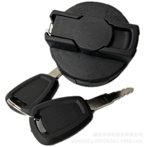 ล็อคฝาถังน้ำมันเชื้อเพลิงสำหรับ C100 Nanjing Eco SAIC Yuejin C300 C500สีดำวัสดุ ABS พร้อมคลิปออกแบบมาตรฐาน IV แห่งชาติ - Product Image 1