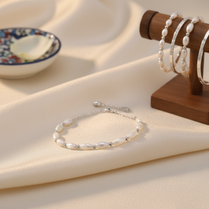Pulseras y Brazaletes de Plata de Ley 925 Azuris con Madreperla - Colección Elegante al por Mayor Hecha en Turquía - Product Image 3