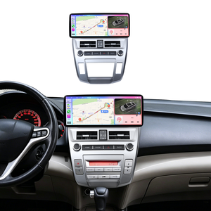 <span class=keywords><strong>Meilleur</strong></span> prix pour un cadre d'écran de tableau de bord de voiture de 12,3 pouces pour Honda Cityl 2008-2014, <span class=keywords><strong>kit</strong></span> complet, lecteur multimédia GPS DVD 8 cœurs - Product Image 1