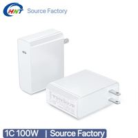 Chargeur mural HNT 100W GaN 3A3C multi-USB, station de charge rapide, adaptateur secteur PD QC, prise personnalisée US EU UK JP pour iPhone 13 14 15