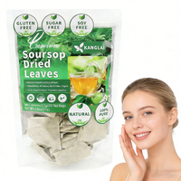 Sachets de thé aux feuilles de corossol, soutien herbal pour la digestion et le bien-être du foie, nourrissant pour la peau, personnalisation OEM, directement de l'usine