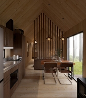 Kit de maison écologique en bois préfabriqué, petite maison pour vivre, maisons de jardin modernes, kit de conception modulaire, cabines