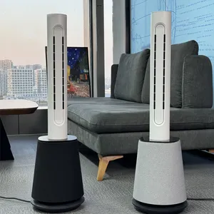 3 in 1 9 Speeds Tuya Control Smart Circulating Air Purifier Heater Fan Tower Fan Bladeless Cool Hot
