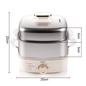 Cuiseur à œufs électrique 350W compact avec chauffage à la vapeur pour la préparation des repas du petit-déjeuner à la maison - Product Image 5