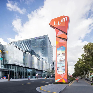 Tableau d'affichage lumineux, anti-corrosion et résistant aux intempéries. Panneau de signalisation vertical extérieur. Signalisation directionnelle pour routes et zones panoramiques - Product Image 6