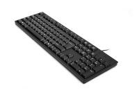 Clavier USB filaire professionnel OEM, format standard, disposition allemande, design ergonomique, USB 3.0, multimédia, 104 touches pour PC