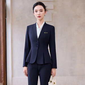 Women's Suit Set Long Sleeve Formal Polyester Anti-Wrinkle Autumn Wear - Product Image 3