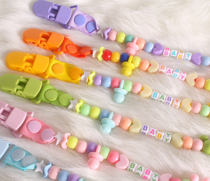 Chupete de plástico para bebé, Clips de chupete para pezón, soporte para chupete, <span class=keywords><strong>barato</strong></span>, venta al por mayor - Product Image 4