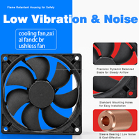 Ventilateur de boîtier d'ordinateur sans balais DC 120 mm 12025, ventilateur DC 12 V axial 120x120x25