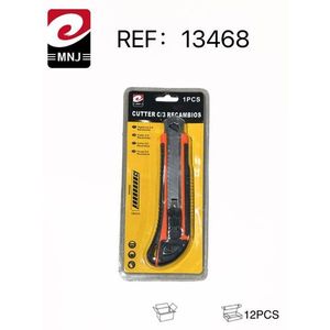 Mnj Cutter Knife With 3 Replacement Blades Utility Knife For Cutting And Crafting Tasks - Product Image 3