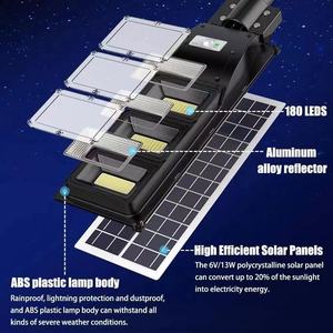 Năng lượng mặt trời Powered đèn đường nhà sản xuất giá nhôm không thấm nước IP67 60w100w120w240w360w500w khu vực nông thôn năng lượng mặt trời LED Đèn - Product Image 4