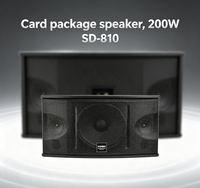 Haut-parleur professionnel 10 pouces 200W à montage mural, enceinte multifonctionnelle pour écoles, hôtels, administrations et salles polyvalentes