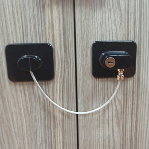 Fridge Cabinet Locks for <b>Kids</b> with Keys Self Adhesive Baby Safety Lock for Door Window Drawer Kitchen Appliance Toilet - Product Image 5
