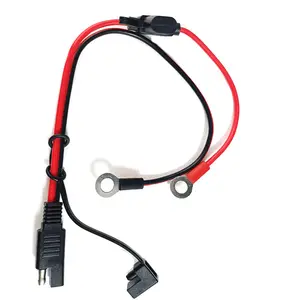 Pil kablolama şarj kablosu için motosiklet araba hızlı kes SAE O Ring Terminal konnektörler demeti tel