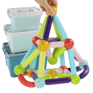 בניין חינוכי מגנטי 3d בלוקים אריחים צעצועים די להגדיר עבור גיל 3 + - Product Image 4