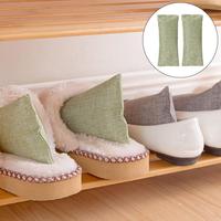 Absorbeur d'humidité solide jetable en charbon de bambou, purificateur d'air, désodorisant pour la maison et les chaussures, écologique, 75g