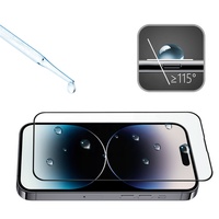 Protecteur d'écran 3D 5D 9D 21D entièrement incurvé pour iPhone 14 Pro Max verre trempé pour téléphone portable