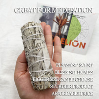 CELION Kit de Purification Spirituelle Fait Main 100% Naturel, Set de Fumigation à la Sauge Blanche, Personnalisable