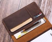 Portefeuille en cuir personnalisé A4 porte-documents portefeuille d'affaires manchon portefeuille en cuir véritable luxueux