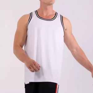 Hot Sale Design Your Own Stringer tank Top Men Gym Training <b>Bodybuild</b> <b>Vest</b> Cotton Comfortable Stringer for Mens - Product Image 4