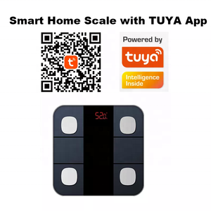 Tuya APP Smart <span class=keywords><strong>Scale</strong></span> mit <span class=keywords><strong>OEM</strong></span> Pattern Design Elektronische Waage für BMI Bathroom Smart <span class=keywords><strong>Body</strong></span> Scales - Product Image 6