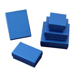 Caja de Regalo de Papel Kraft con Logotipo Personalizado, Caja de Joyería de Papel Artístico con Tapa de Cielo y Tierra para Anillos, Pendientes, Colgantes, Pulseras y Collares - Product Image 1