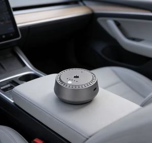 Nuevo Producto Difusor de <span class=keywords><strong>Aroma</strong></span> Ultrasónico Eléctrico sin Agua de Lujo de Aleación para Coche, Difusor de Aceite Esencial de Aromaterapia - Product Image 1