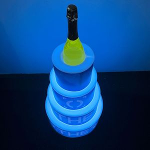 Bandeja <span class=keywords><strong>de</strong></span> exhibición LED <span class=keywords><strong>de</strong></span> 4 niveles para botellas <span class=keywords><strong>de</strong></span> champán y pasteles, ideal para fiestas, eventos, discotecas y bares VIP. - Product Image 6