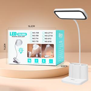 Lámpara de Estudio LED de Tres Colores, Fabricada en China, Lámpara de Libro Táctil ABS, Lámpara de Escritorio Recargable, Lámpara de Mesa, Lámpara Nocturna para el Hogar - Product Image 1