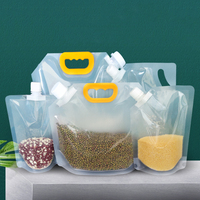 LT Eco Friendly Recyclable Flip Cap 30ml Café Transparent Pochettes en plastique transparent Stand up Spout Pouch Bag Packaging with Nozzle