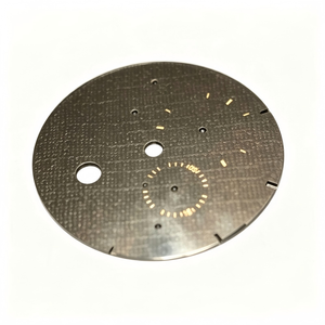Cadran de montre en saphir, bord givré, verre de montre en saphir, revêtement antireflet, montre de plongée, couleur personnalisée - Product Image 1