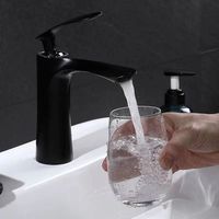 Robinet de salle de bain moderne ZUNMENG à montage sur plan, monotrou, mitigeur de lavabo en zinc chromé, corps en zinc, cartouche céramique