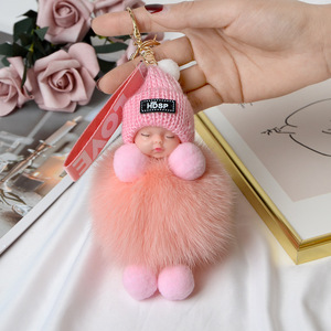 Vente en gros de <span class=keywords><strong>porte</strong></span>-<span class=keywords><strong>clés</strong></span> en fourrure de renard <span class=keywords><strong>kawaii</strong></span>, pendentif mignon, poupée bébé endormie, accessoires en peluche, <span class=keywords><strong>porte</strong></span>-<span class=keywords><strong>clés</strong></span> de voiture, pompon, <span class=keywords><strong>porte</strong></span>-<span class=keywords><strong>clés</strong></span> bébé - Product Image 6