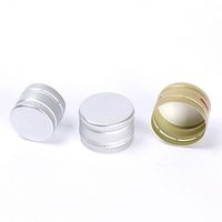 Vente en gros de couvercles en aluminium Ropp Aluminium 24mm 28mm Roll-on Pilfer Proof Couvercle en métal pour bouteilles en verre ambré