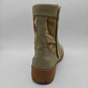 LYL,Classic <span class=keywords><strong>Belleville</strong></span> 8 Inch Sand Color <span class=keywords><strong>Combat</strong></span> Boots Hidden Magic Tape & Zipper Design Camouflage Desert Boots HSM171 - Product Image 4