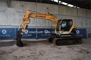 Excavatrice Caterpillar 13T de grande capacité, excavatrice Hyundai 125 d'occasion, équipement de construction, machines à vendre - Product Image 4