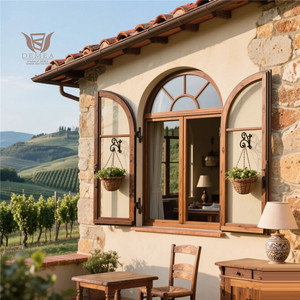 DEMEA gros haut de gamme en aluminium bois Composite fenêtres à battants pour Villa projets <span class=keywords><strong>prix</strong></span> usine tailles personnalisées - Product Image 4