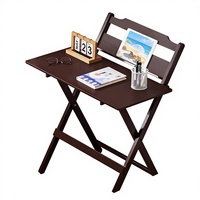 Bureau d'ordinateur portable multifonctionnel pliable en bambou YEZHULIN, sans installation, pour dortoir, maison, chambre, étudiant, écriture