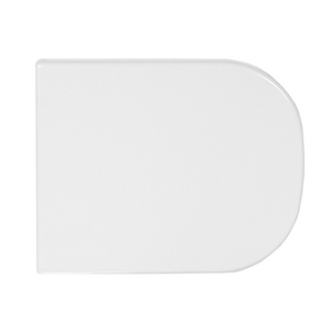 Asiento de Inodoro Termoestable Blanco 50 cm de Largo 40 cm de Ancho 8 cm de Alto Para Estilo Italiano Broadway Forma 7 - Product Image 1