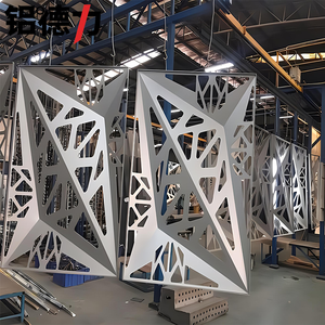 Panneaux de revêtement mural <span class=keywords><strong>extérieur</strong></span> et intérieur bon marché, panneaux muraux décoratifs en aluminium 3D - Product Image 2