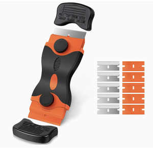 أداة تنظيف لإزالة الملصقات والشارات والطلاء أداة مكشطة شفرة حلاقة بلاستيكية قابلة للسحب - Product Image 1