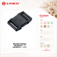 ANMCO Harnais de sécurité personnalisé à 3 points avec boucle de dégagement central pour siège rehausseur pour bébé